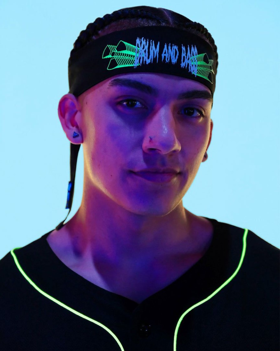 Mens * | Jarmoo New Biohazard Drum And Bass Silk Headband