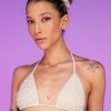 Womens * | Hot And Delicious Ivory Pearl Bikini Top