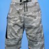 Mens * | Phillip Marciano Llc Mens Light Grey Camo Slant Zipper Men'S Shorts