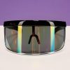 Accessories * | Glofx Sunglasses Visor Rainbow Gradient