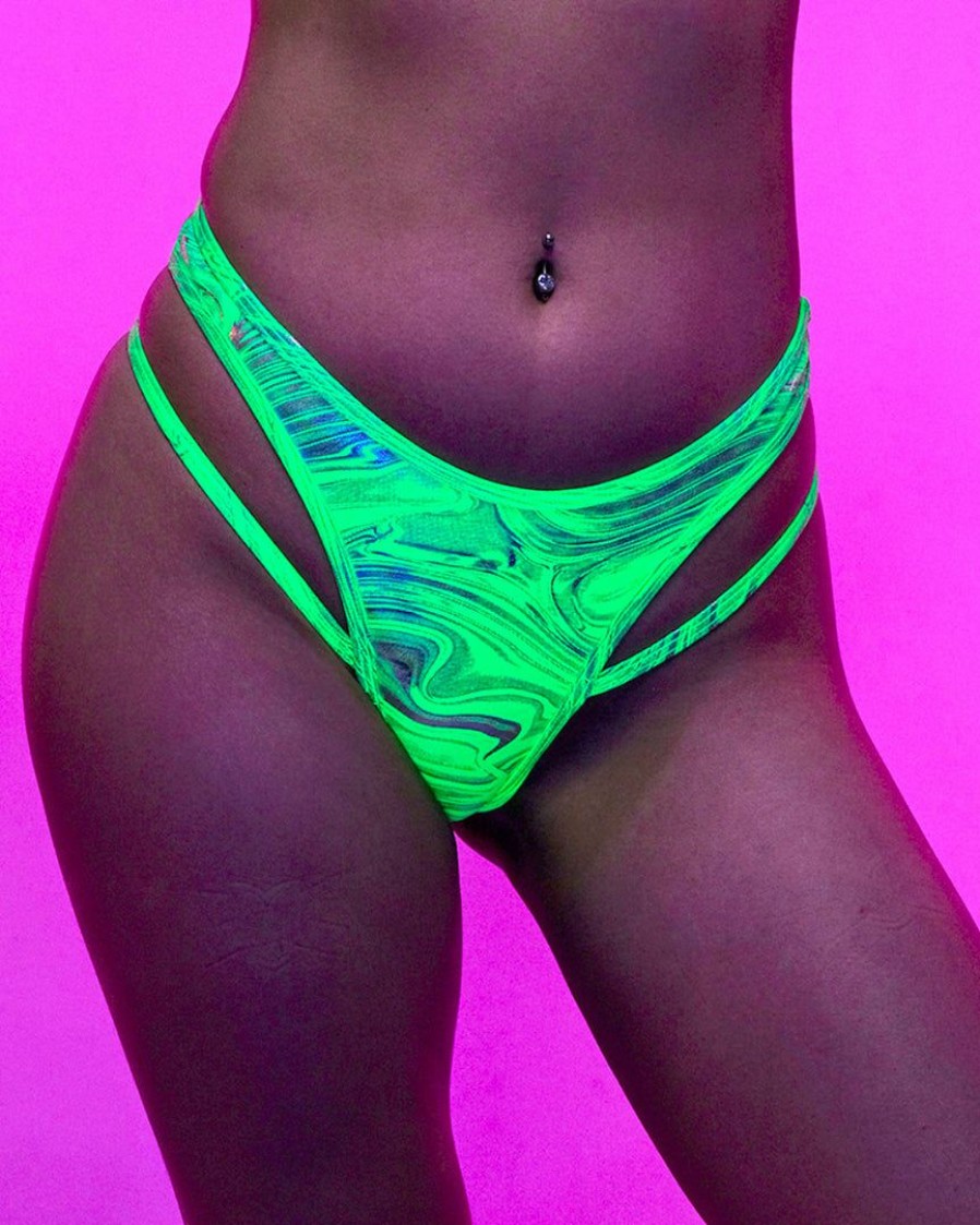 Womens * | Roma New Hypnotic Green Strap Bottoms