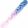 Accessories * | Ae Braiding Hair Extensions Womens Ombre Light Blue/Light Pink