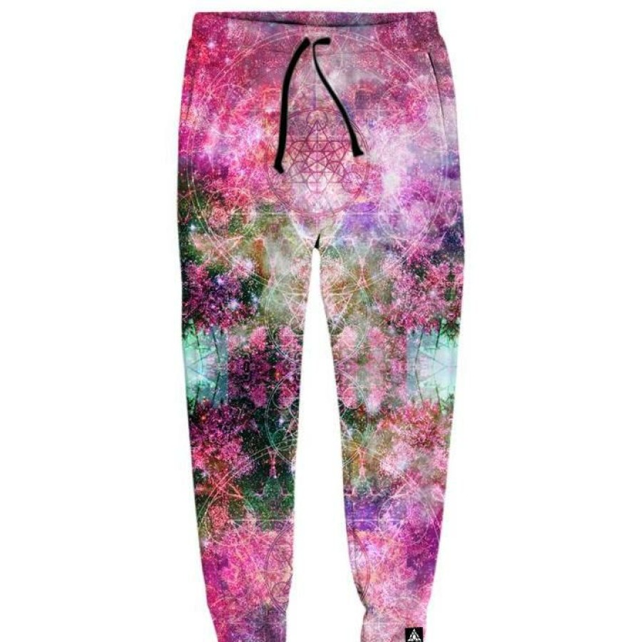 Mens * | Set 4 Lyfe Pineal Metatron Galaxy Joggers Mens