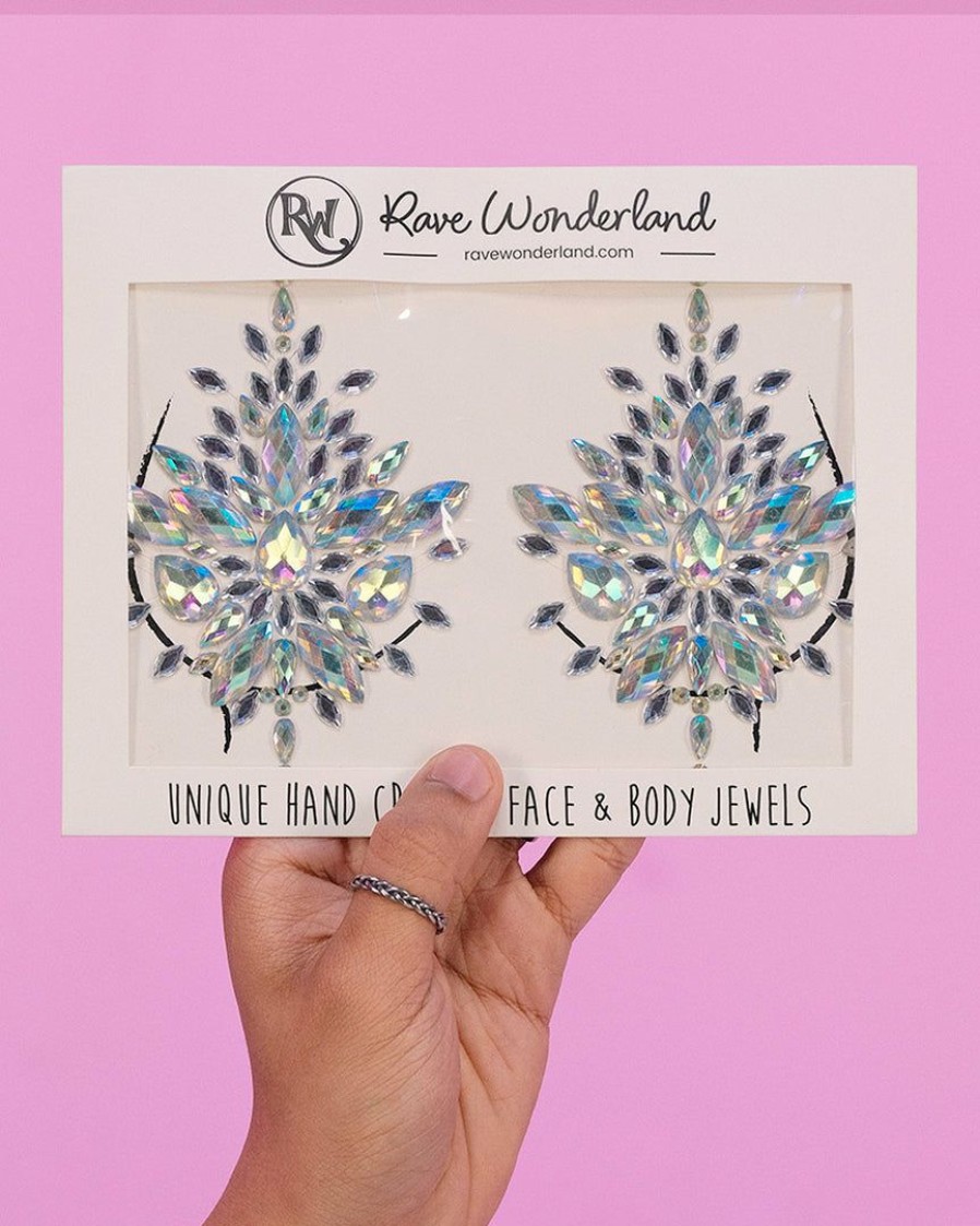 Accessories * | Uniflying Accessories Iridescent Self-Adhesive Jewel Pasties