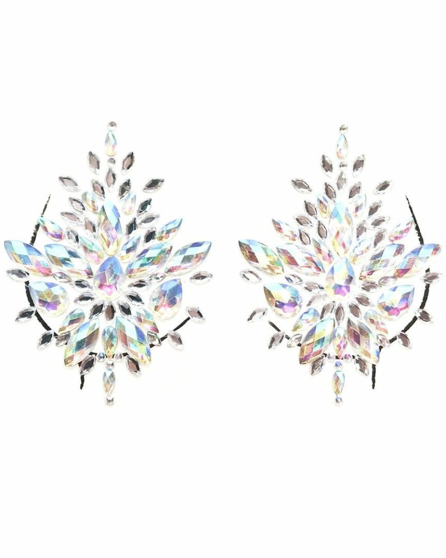 Accessories * | Uniflying Accessories Iridescent Self-Adhesive Jewel Pasties