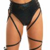 Womens * | J. Valentine Side Lace-Up High Waist Shorts