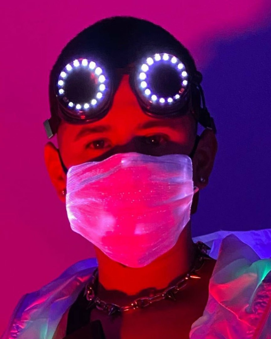 Accessories * | Ae Light Up Rechargeable Led Face Mask Accessories