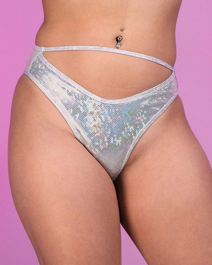 Womens * | Roma New Silver Aura Keyhole Bottoms