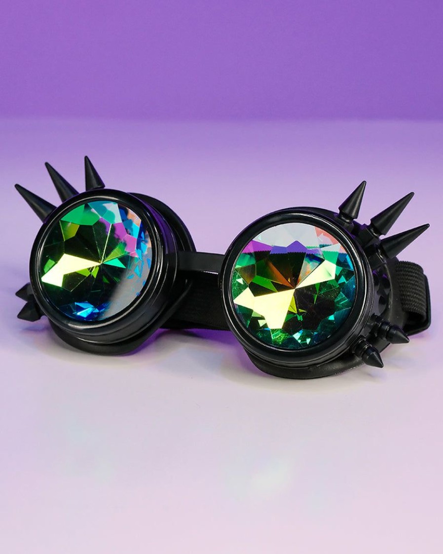 Accessories * | Ae Spiky Kaleidoscope Steampunk Goggles