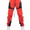 Womens * | Eptm Harsh Red Block Nylon Utility Pants