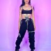 Womens * | Hot And Delicious Emboldened Black 2Pc Pants Set New