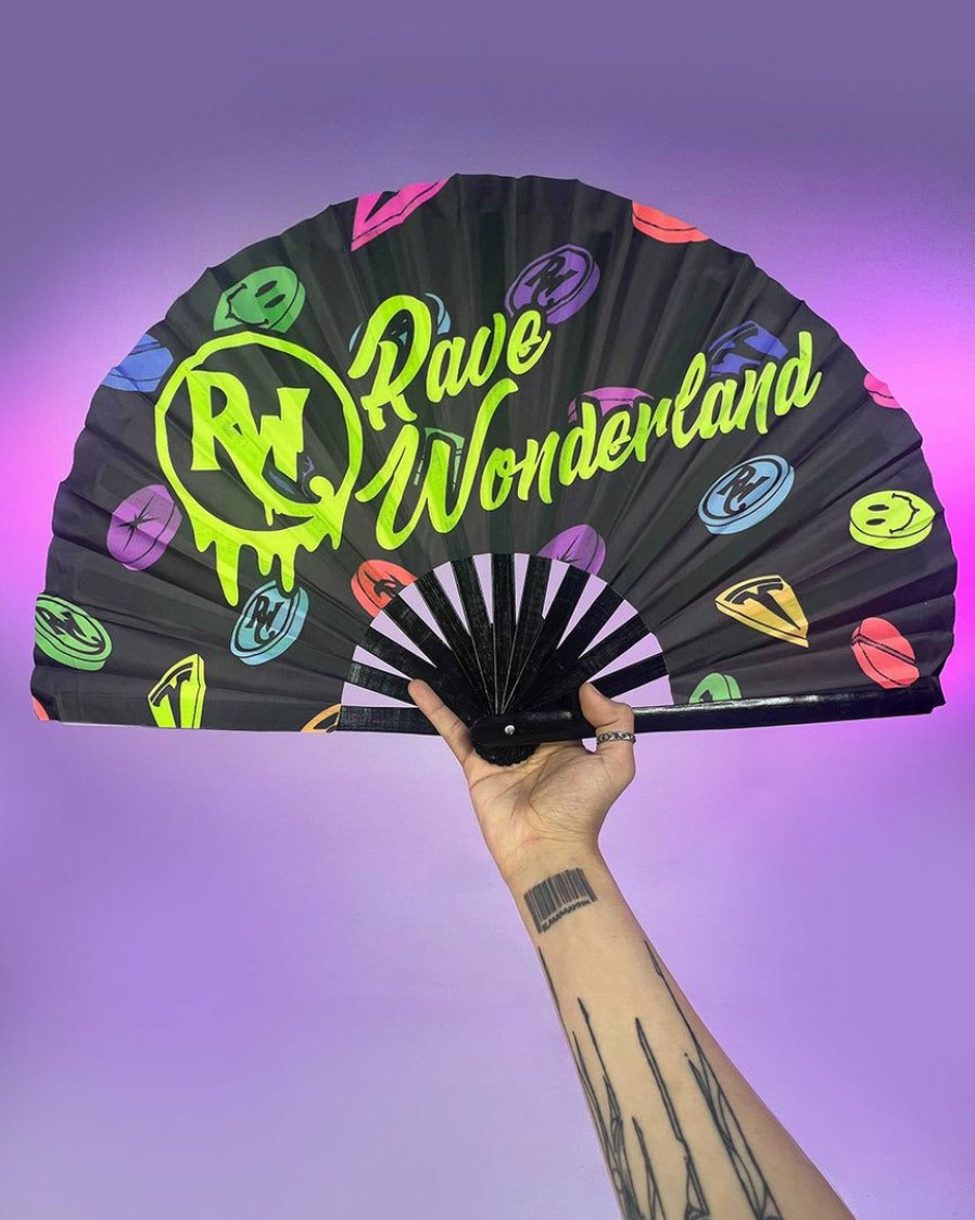 Accessories * | Rave Wonderland New Pills Limited Edition Rw Oversized Fan