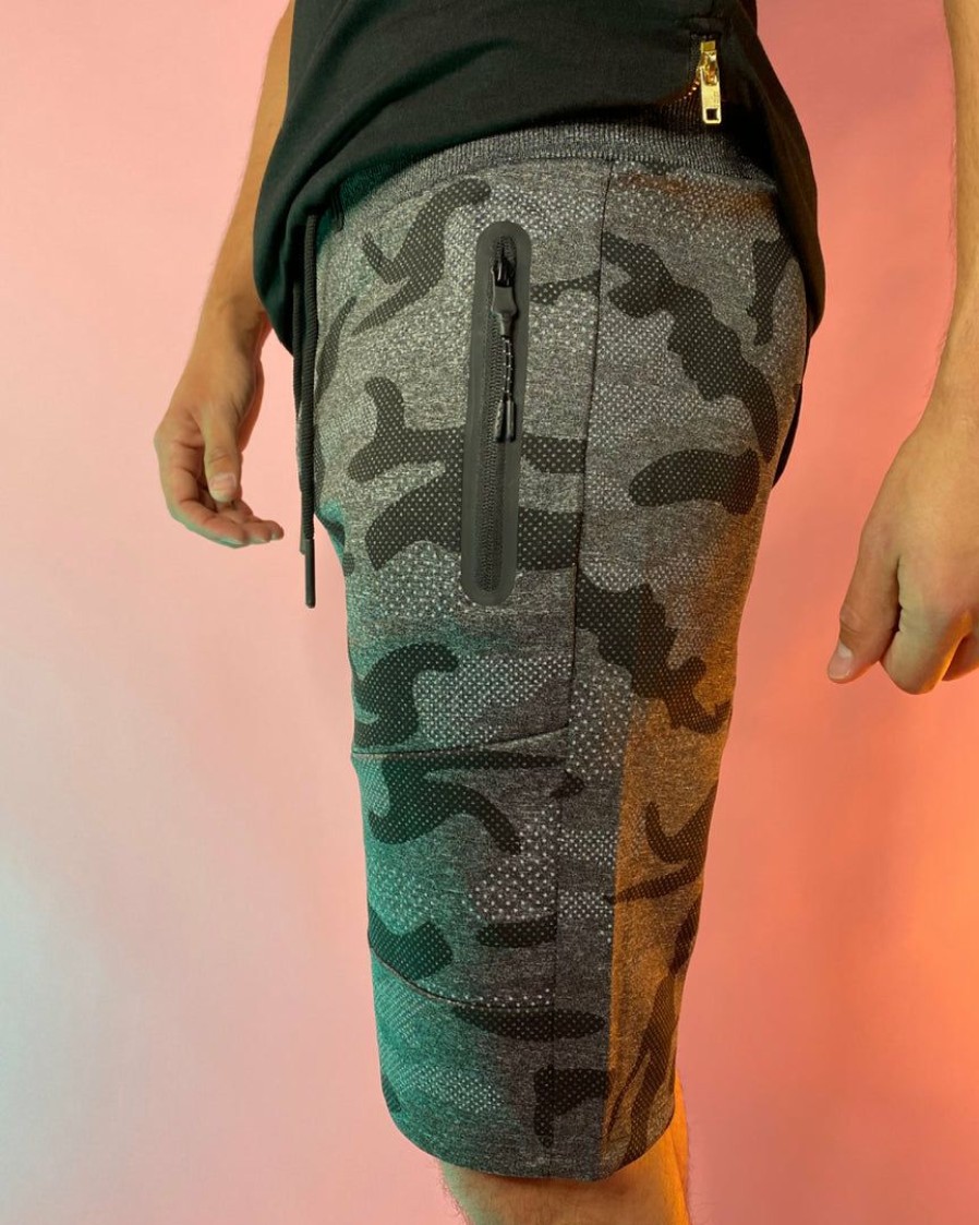 Mens * | Phillip Marciano Llc Men'S Camo Long Shorts Mens