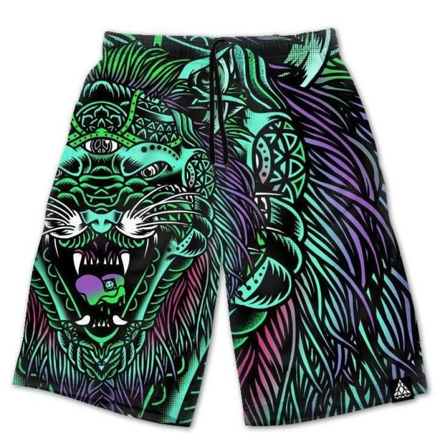 Womens * | Set 4 Lyfe Acid Tiger Shorts