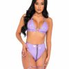 Womens * | Roma Lavender Babe Vinyl Garter Bottoms Womens