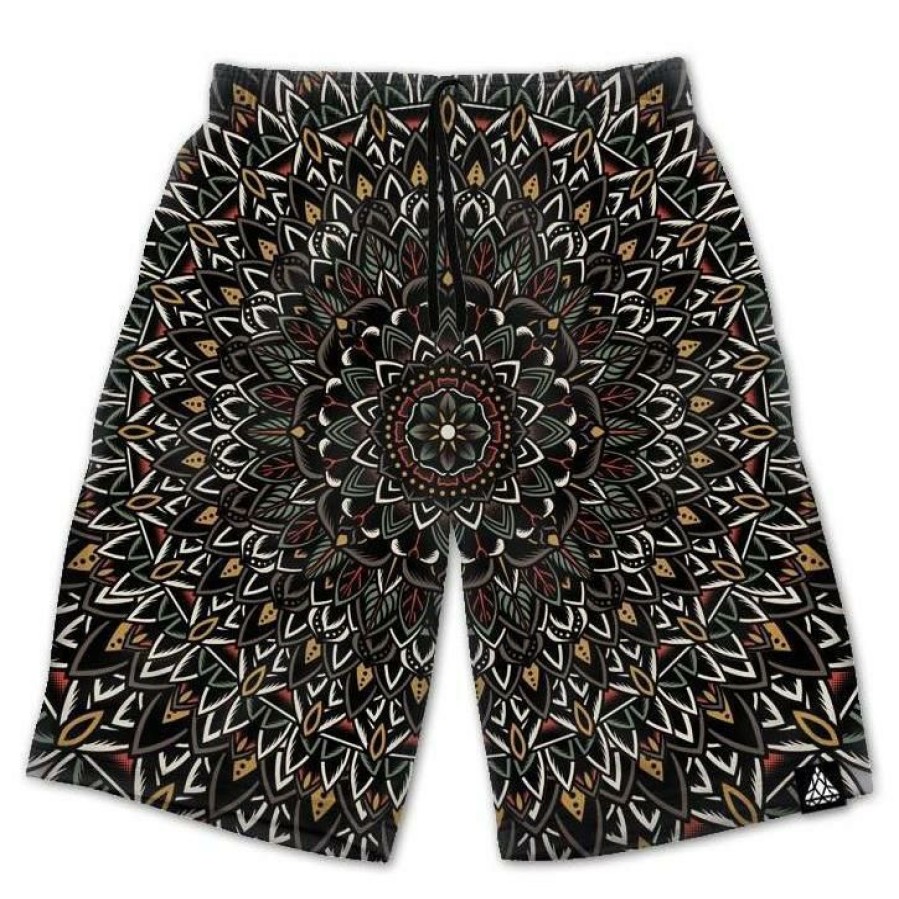 Womens * | Set 4 Lyfe Flower Mandala Shorts