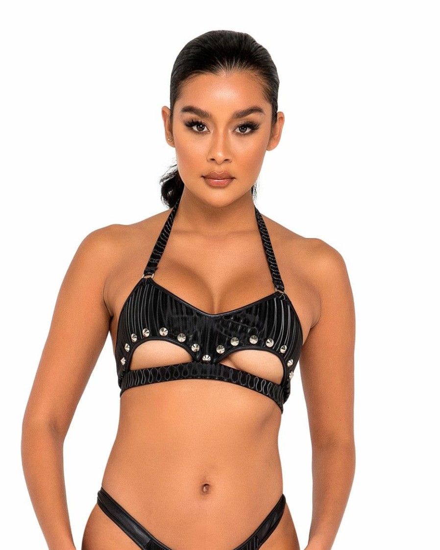 Womens * | Roma High Fidelity Underboob Top