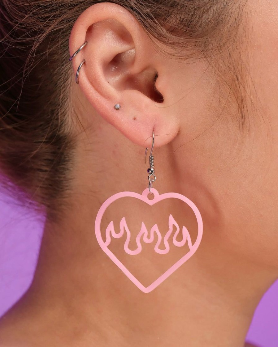 Accessories * | Ae Fire In My Heart Earrings Womens