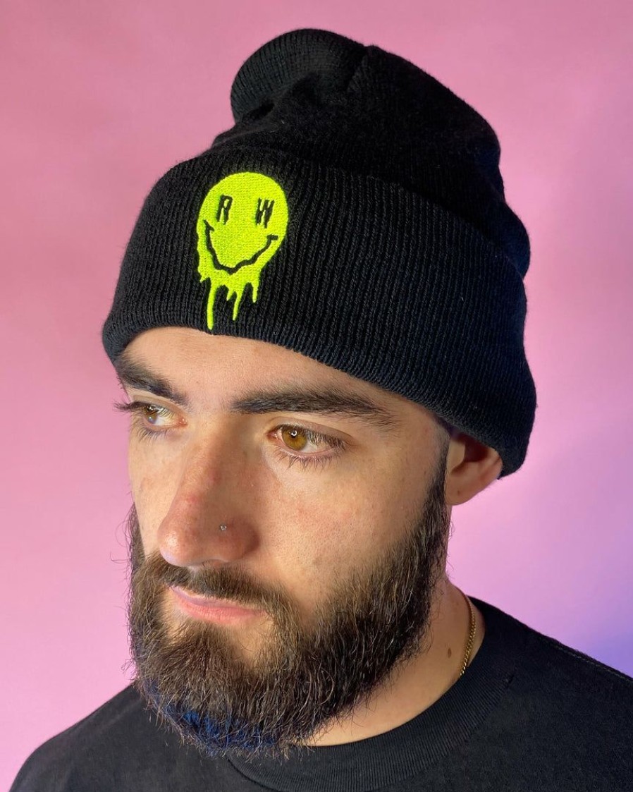 Mens * | Jarmoo Womens Melty Smiley Rw Rave Beanie