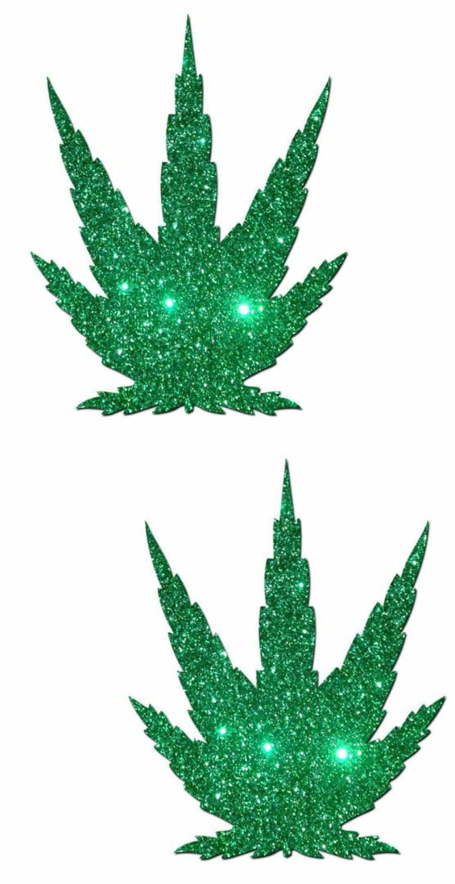 Accessories * | Pastease Kush Glitter Pot Pasties Green