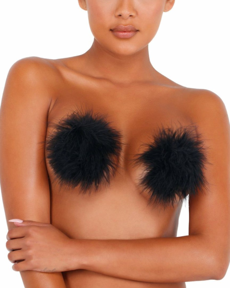 Accessories * | Roma Close To Me Furry Pasties (Pair)