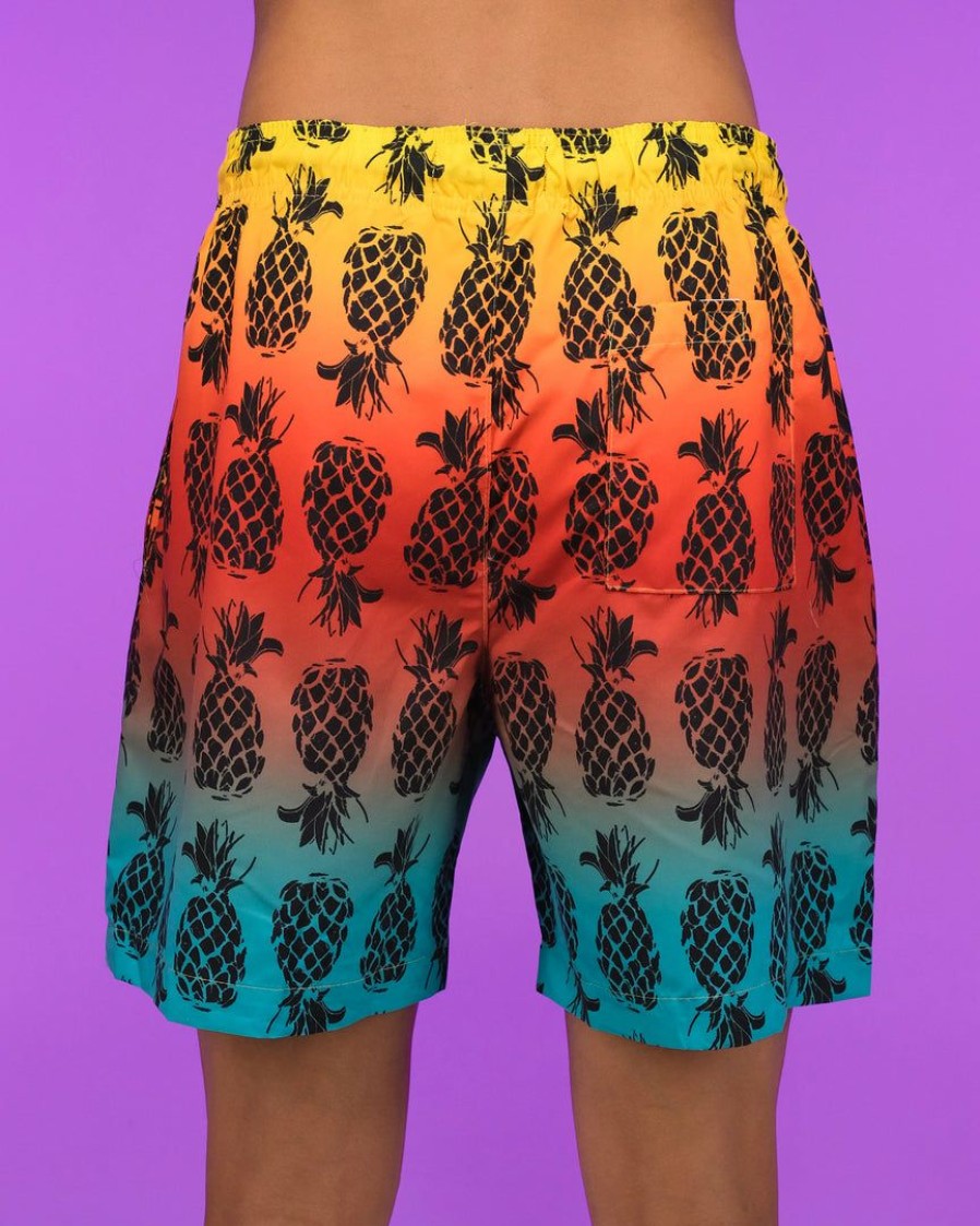 Womens * | Bjd Inc. Pineapple Sunset Party Shorts