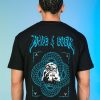 Mens * | 555Stickers Rave 4 Ever Infinity Black Tee Mens