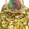 Accessories * | Xucai Iridescent Gold Chunk Body And Face Festival Glitter (Large 15 Grams)