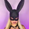 Accessories * | Leg Avenue Womens Glitter Masquerade Bunny Mask