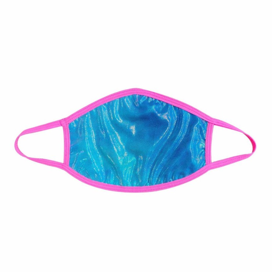 Accessories * | Neva Nude Holographic Oil Slick Uv Pink Face Mask Accessories