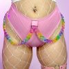 Womens * | J. Valentine Baby Pink Kandi Kid High Waist Thong