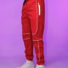 Womens * | Ae Womens Red Reflective Unisex Joggers