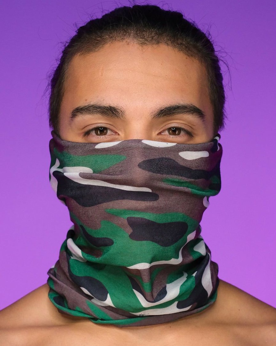 Accessories * | Ae Mens Camo Neck Gaiter