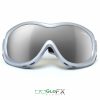 Accessories * | Glofx Silver Diffraction Ski Goggles Silver Mirror Womens